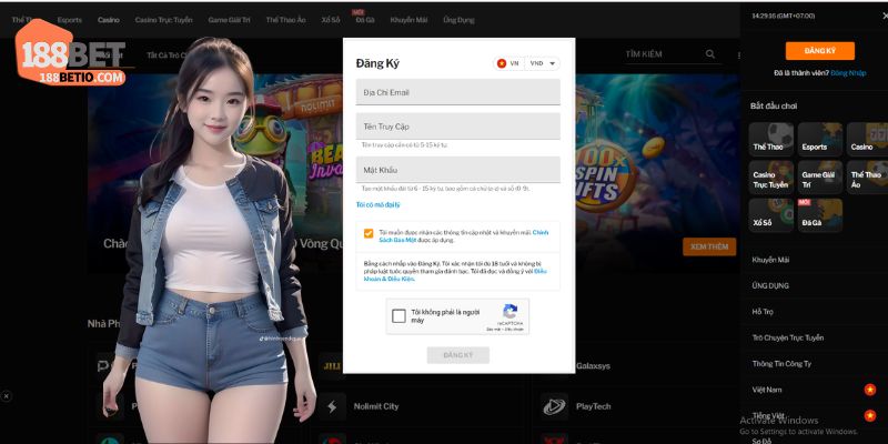 Đăng ký 3 Những điều cần lưu ý khi đăng ký 188Bet